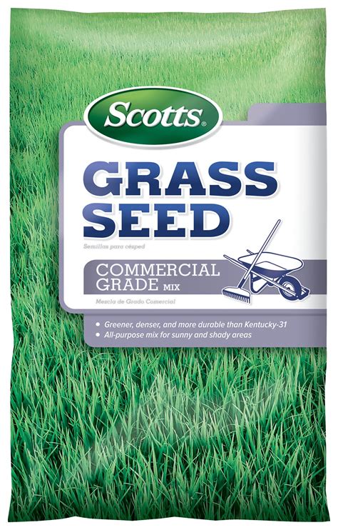Scotts seed. Scotts® Turf Builder® Grass Seed Sun & Shade Mix® utilizes a unique 4-in-1 WaterSmart® PLUS Coating which keeps seed moist 2X longer than uncoated seed, feeds to jump start growth, and helps protect seedlings from disease. 