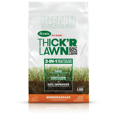 Scotts thick r lawn. A: Scotts Turf Builder Thick'R Lawn Sun & Shade Grass Seeds current breakdown is: 25% Wendy Jean Creeping Red Fescue 15% Fenway Creeping Red Fescue 25% Vision Perennial Ryegrass 25% Majesty II Perennial Ryegrass 5% Avalanche Kentucky Bluegrass 5% Gaelic Kentucky Bluegrass The current breakdown of seed in Scotts EZ Seed Sun & Shade is: 1% Green Star Kentucky Bluegrass 0.5% Avalanche Kentucky ... 