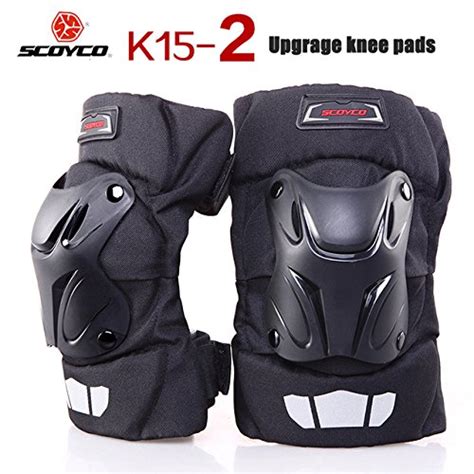 Scoyco with Hologram Sticker K15-2 Bike Riding Knee Protector (Black …