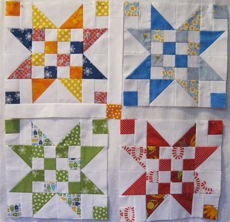 Scrap Jar Star Quilt Pattern