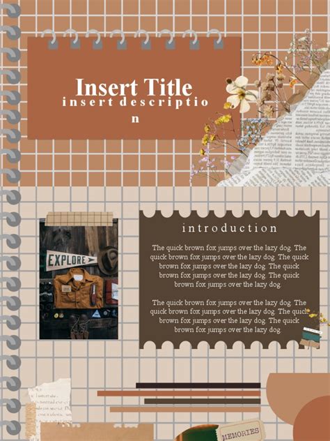 Scrapbook Themed Powerpoint Template by Gemo Edits PDF Computing