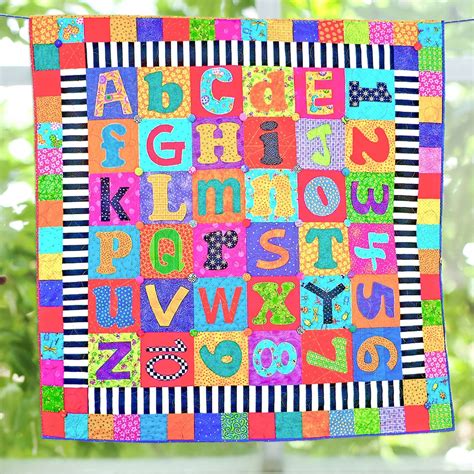 Scrappy Alphabet PDF Quilt Pattern Quilt Patterns ABC Etsy