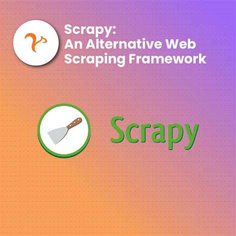 Scrapy framework.  Originally designed for web scraping, it can also be used to extract ...