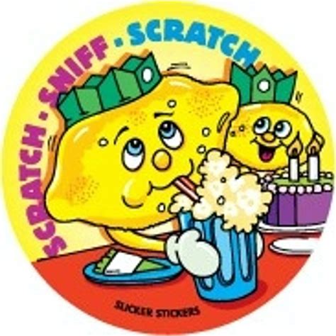 Scratch and sniff. Only when you scratch the sticker is the bubble broken and the scent released. By encapsulating each scent, the life of Scratch-N-Sniff stickers is drastically increased. The Stink Factory uses the highest quality inks, scented oils, and printing presses. All components for Dr. Stinky's Scratch-N-Sniff Stickers are made in North America. 