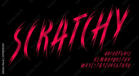 Scratched Horror Fonts FontSpace