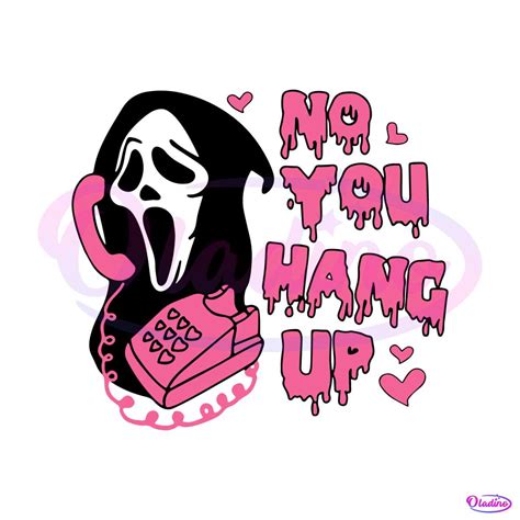 Scream SVG Free, no you Hang Up, Ghost SVG Free