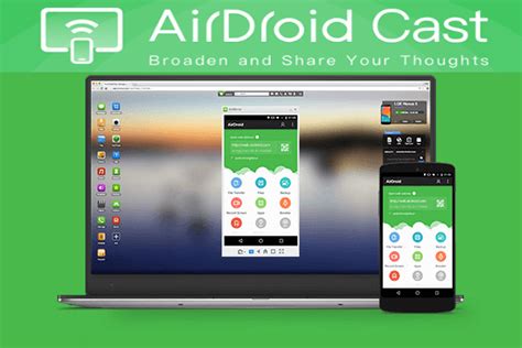 Screen Mirroring from Devices to A Browser AirDroid 