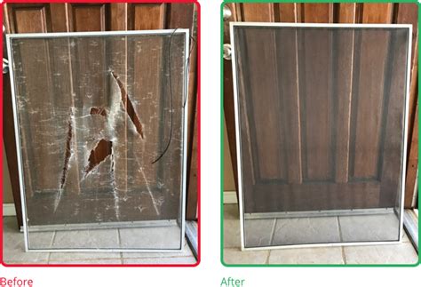 Screen window replacement. There's a kit you can get at Menard's to make screens in the size you need. Cut the rails to length and join them with the joiners in the kit. Then, install ... 