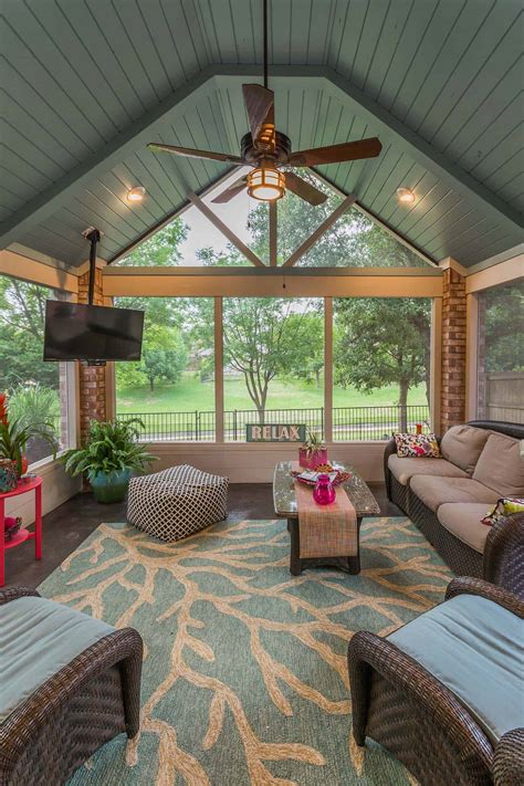 Screen-in porch. If you are looking to expand your home and create a wonderful space you'll get great use of for three seasons, consider adding a screened-in porch. It's much ... 