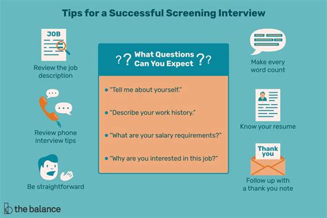 Screening interview. The phone screen interview questions you ask during this first round of vetting will be a critical piece of winnowing the field and making a successful hire. Time always matters, so you should be both efficient and strategic during this initial call. Questions for a screening interview will touch on whether a candidate's hard skills, experience ... 