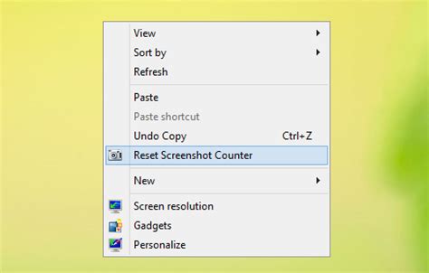 Screenshot Counter - Reset in Windows 8 - Windows 8 Help …