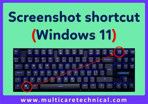 Screenshot in computer shortcut