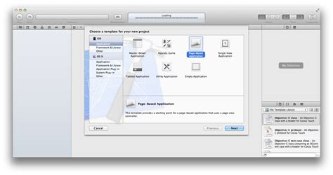 Screenshots Xcode application default templates TechRepublic