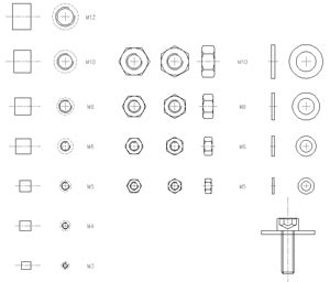 Screw drawings - Archweb