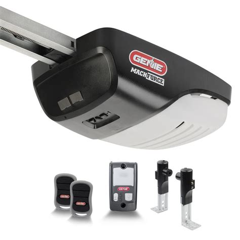 Screw drive garage door opener. Genie 3/4 Hpc Ultra Quiet Belt Drive Garage Door Opener. This belt drive garage door opener offers an ultra-quiet DC motor complete with the accessories you need. This Genie garage door opener features a Genie steel-reinforced belt, making it a quiet garage door opener and the ideal choice for garages attached to living spaces. 