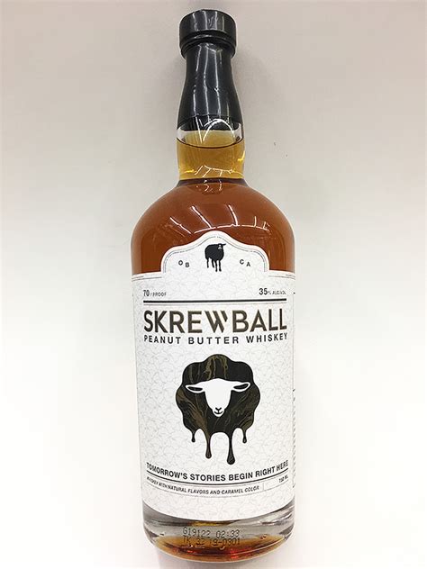 Screwball whisky. Ingredients · 1.5 oz Skrewball Peanut Butter Whiskey · 0.75 oz Rye Whiskey · 4 Dashes of Angostura Bitters · 1 Luxardo maraschino cherry, for garnish &m... 
