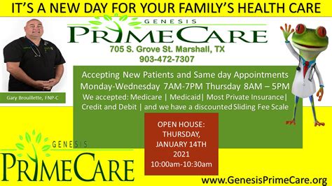 Scribe Job in Marshall, TX at Genesis PrimeCare