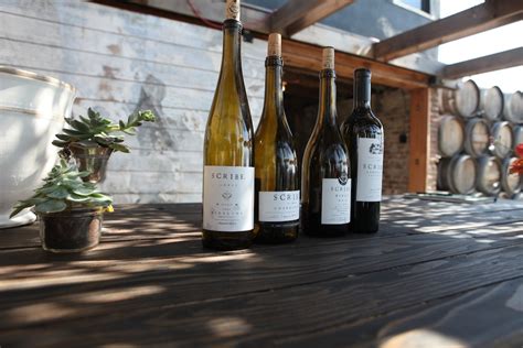 Scribe winery. The winery is managed by fourth-gen California farmers and brothers, Andrew & Adam Mariani. Visit; Join; ... Scribe Winery 2100 Denmark St. Sonoma, CA 95476 - Image-1. 