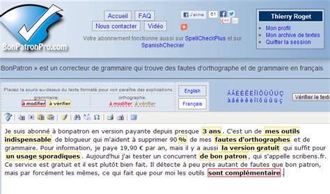 A powerful, free spelling and grammar checker. Scribens corrects 250 types of grammar mistakes. English and French.. 