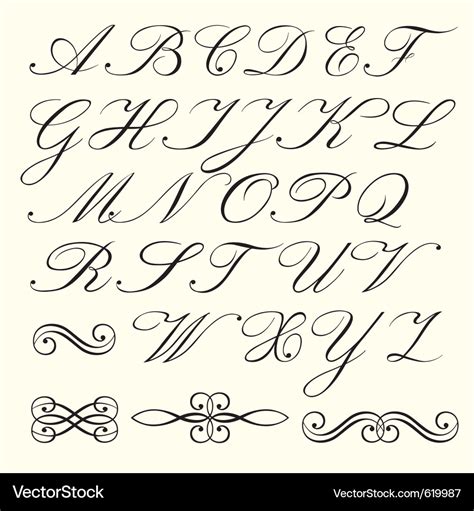 Script Alphabet