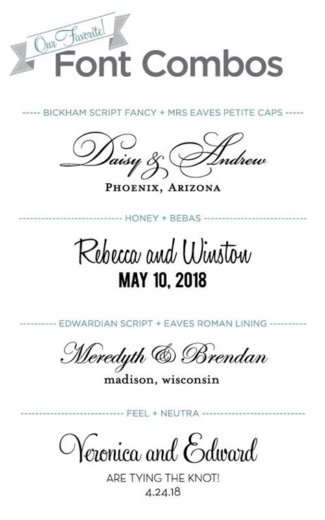 Script And Print Font Combinations Doma