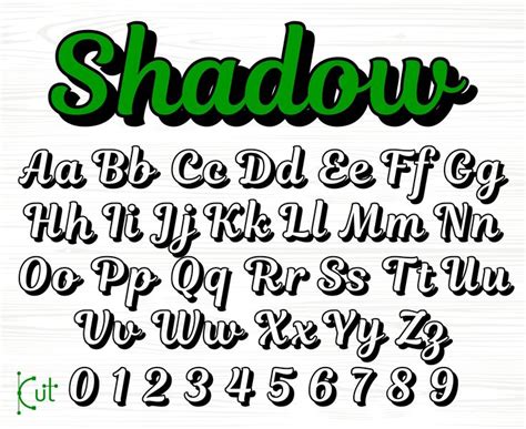 Script Font With Shadow And Outline Download Free Script Fonts For