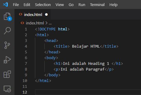 Script Html Sederhana