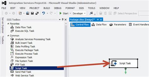 Script Task SSIS Example C# Read File Extensions using