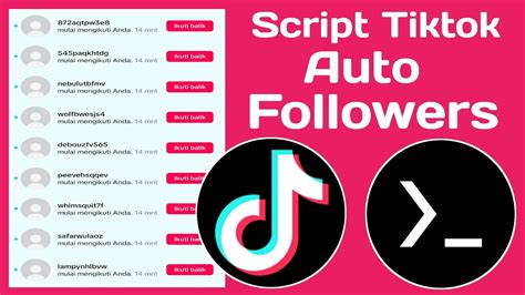 Script termux auto followers tiktok