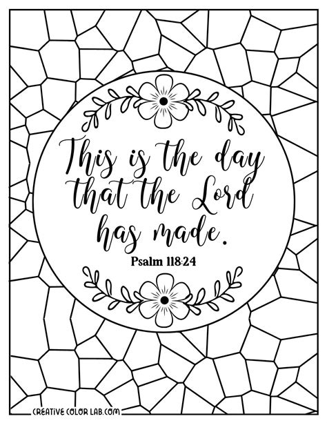 Scripture Coloring