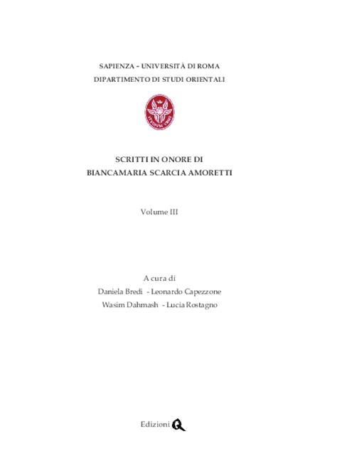 Scritti in onore di biancamaria scarcia amoretti. - The oxford handbook of jurisprudence and philosophy of law.