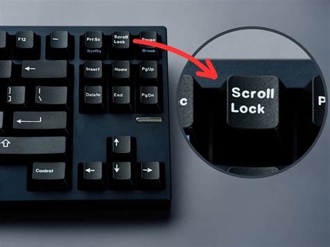 Scroll lock tangentbord