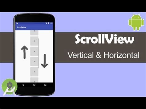 Scrollview horizontal and vertical android.  I have read on some forums th...