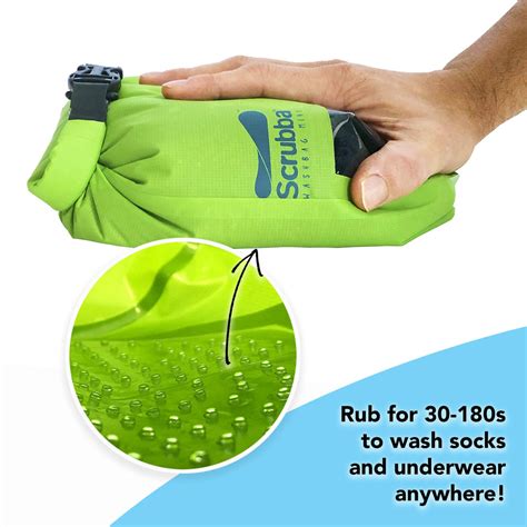 Scrubba Wash Bag MINI - portable travel & camp washing machine