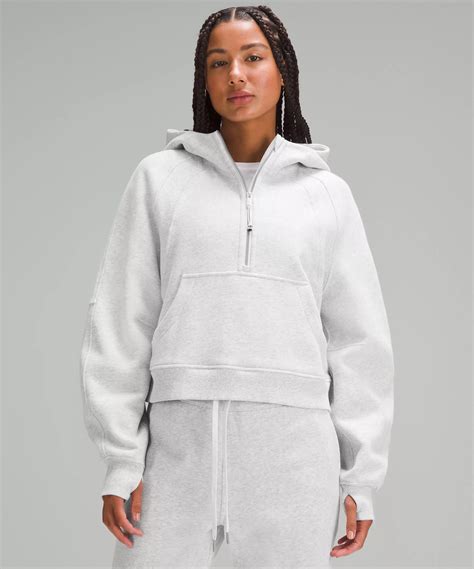 Scuba Oversized Half-Zip Hoodie Women