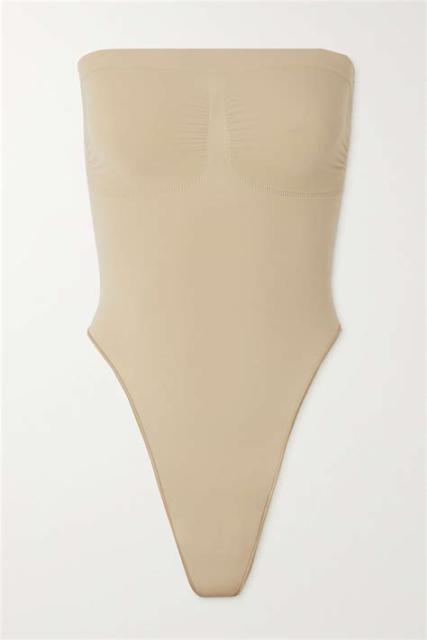 Sculpting Thong Bodysuit - Clay - SKIMS