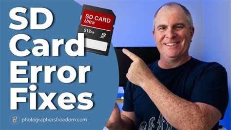 Sd card error.  Try following these steps; it might help.  Also, here's how to fix tho...
