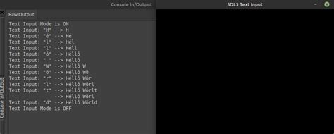 Sdl text input.  Sometimes it can take multiple key presses to produce a charact...