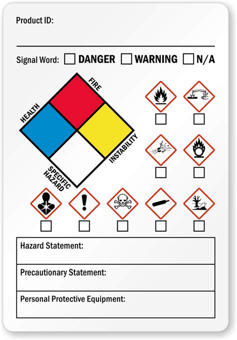 Sds Labels Preprinted And Custom Msds