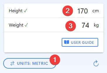 Sds bmi calculator.  Complete optional fields below to learn more about your waist size, healt...
