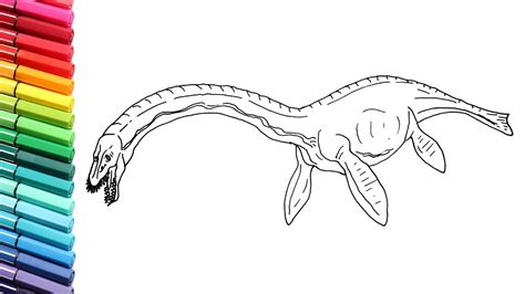Sea Dinosaurs Drawing