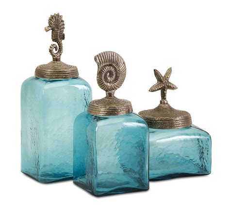 Sea Glass Canisters - Walmart