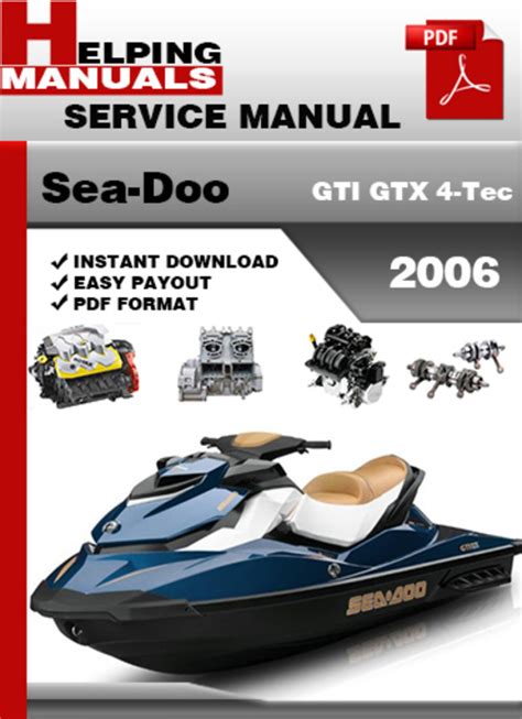Sea doo 4 tec series gti gtx rxp rxt boat workshop manual. - Handbook of condition monitoring techniques and methodology.