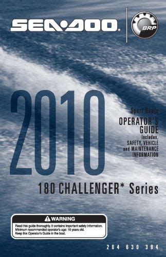 Sea doo challenger 180 owners manual. - The quitters manual finding rest in a world gone berserk.