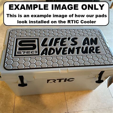 SeaDek Pad Fits RTIC 52QT Ultralight Cooler - Marine EVA Mat