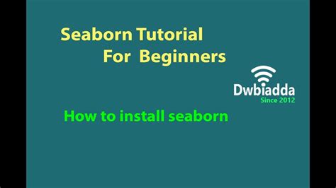 Seaborn install.  You can browse the example Feb 26, 2025 · This tutorial demonstr...
