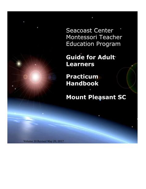 Seacoast Center Montessori Teacher Education Program - Home