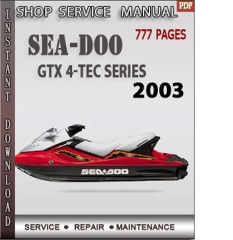 Seadoo 2003 gtx 4 tec manual. - Manual for 7108 ford new holland.