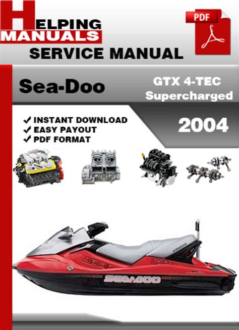 Seadoo gtx 4 tec supercharged 2004 workshop manual. - Kyocera mita km 1530 km 2030 service repair manual parts list.