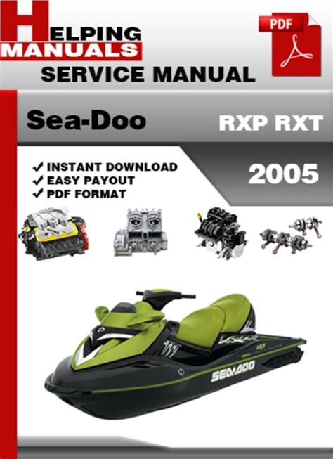 Seadoo rxp rxt 2005 shop service repair manual. - Manual for dewalt dw717 miter saw.